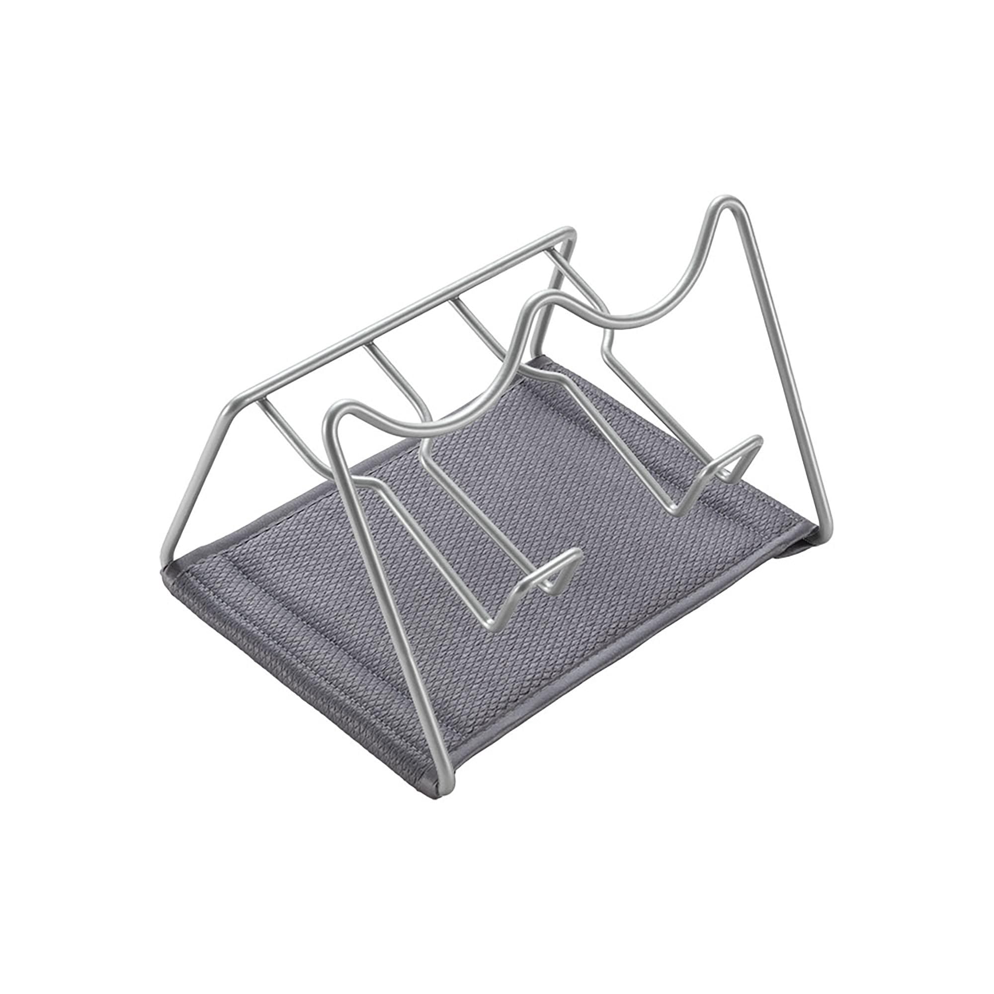 Metaltex SODATEX 2 - Escurrebotellas Doble. Acabado POLYTHERM color Gris. Dimensiones: 21x17x14 cm