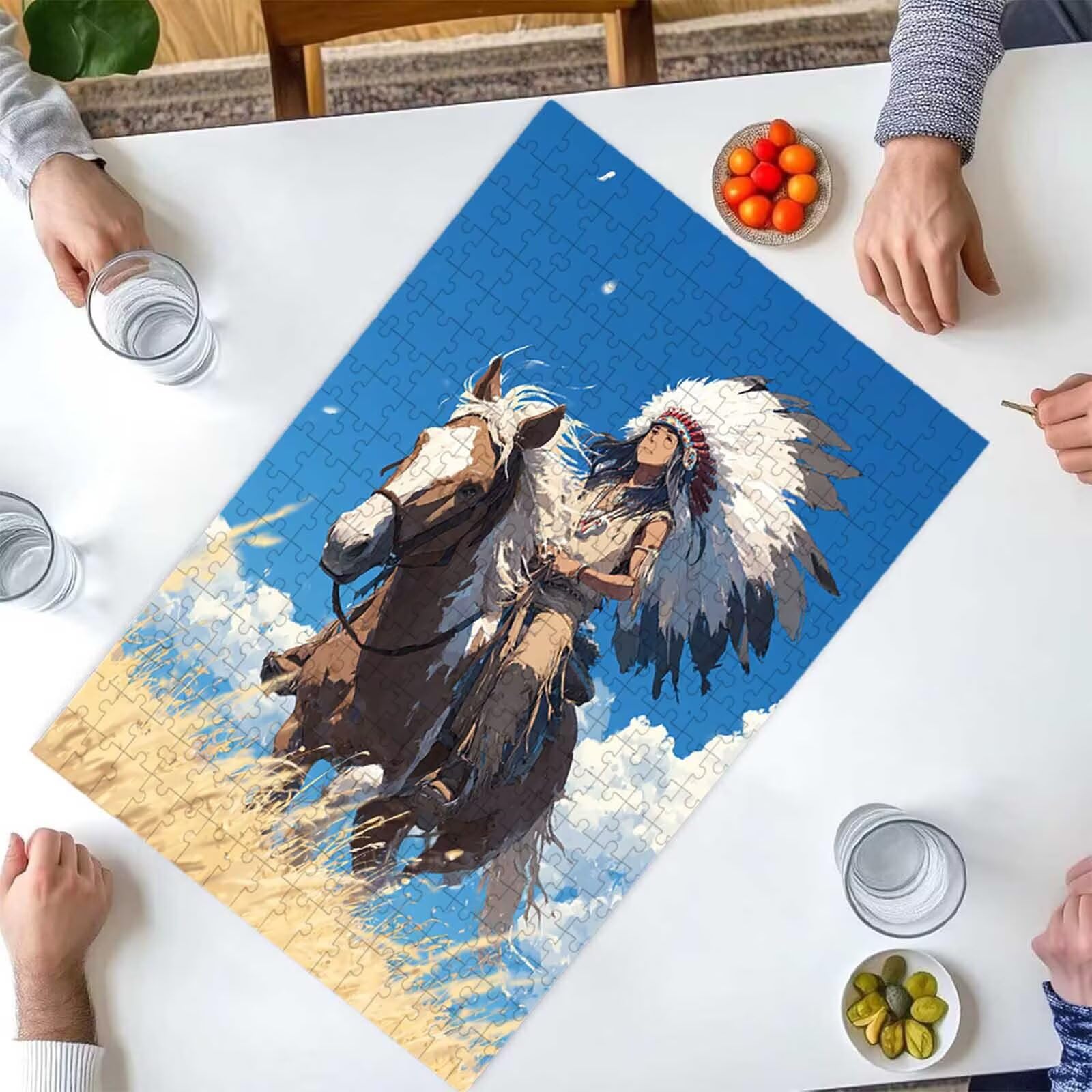 Puzzle dla dorosłych 1500 sztuk dla psów zwierząt | Rodzinna zabawa i zajęcia grupowe dla nastolatków i prezent urodzinowy dla dzieci od 14 lat | Dekoracja domu i pomysł na prezent Relax87 x 57 cm