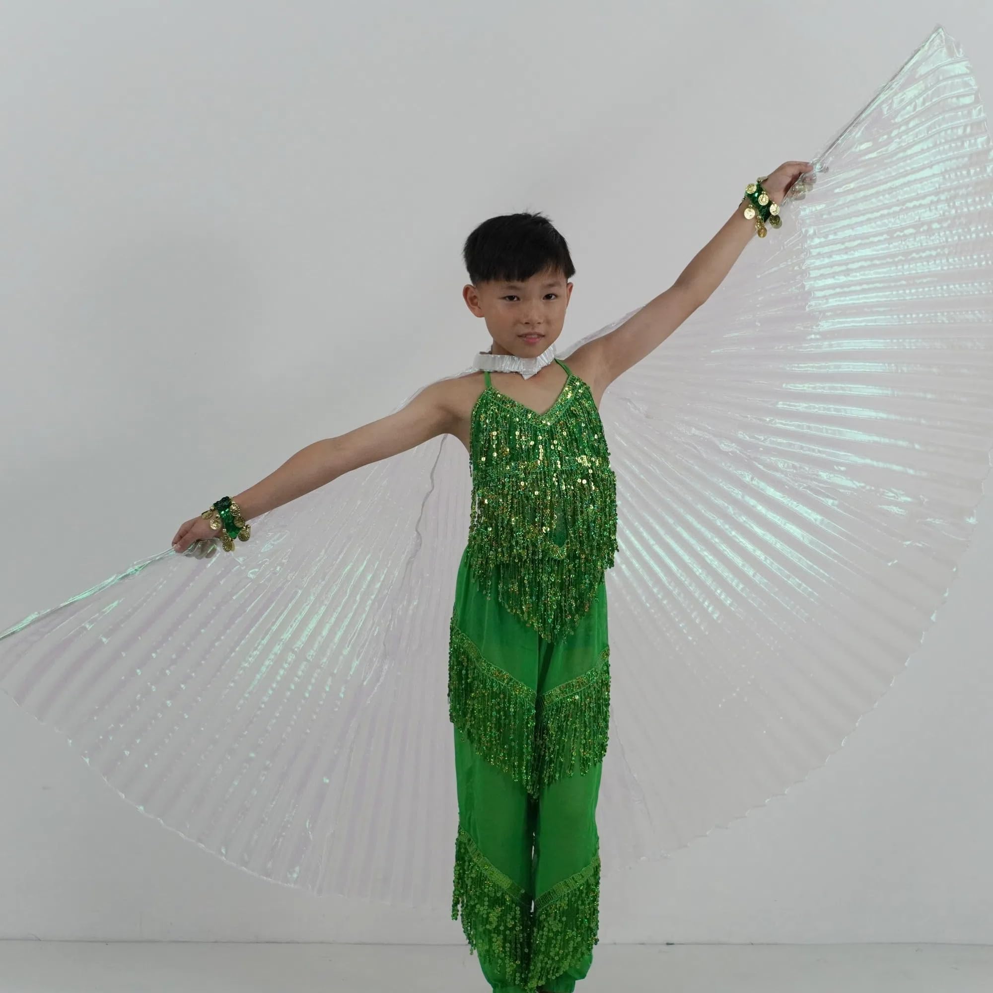 MUNAFIE Alas de Halloween de disfraces para niñas y niños de hadas alas Isis alas de disfraces para carnaval cosplay fiesta