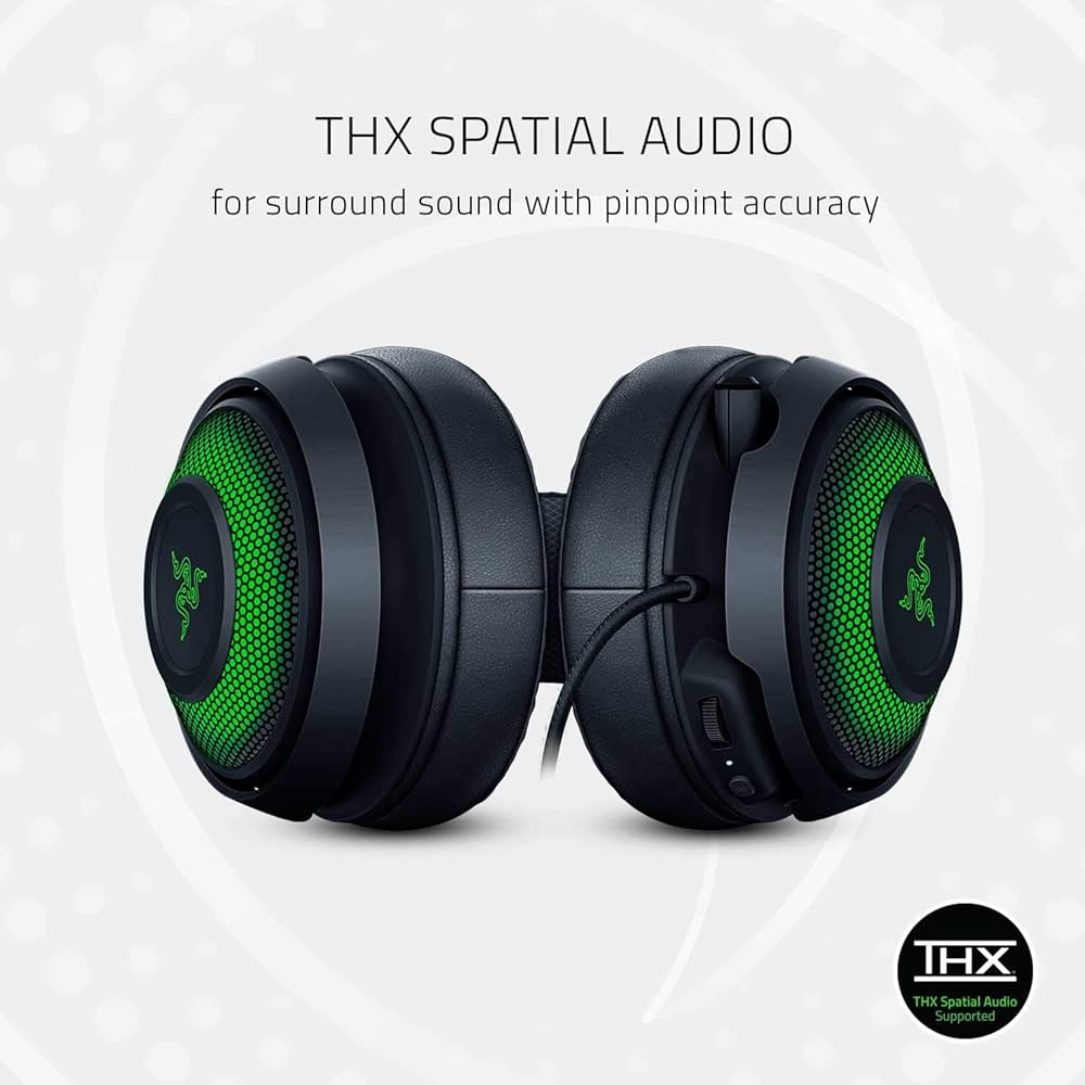 ヘッドホン Kraken Ultimate Kraken Ultimate – Fone de ouvido com som surround USB com