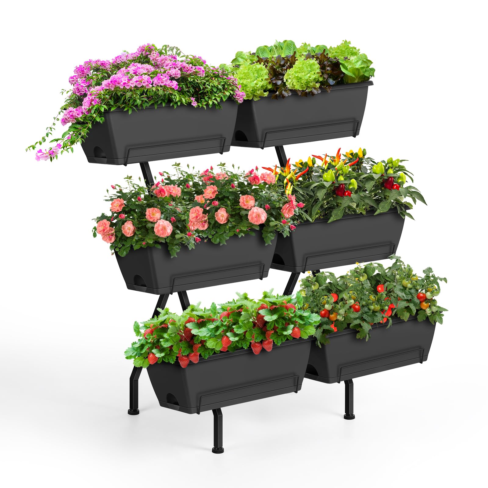 Luplom 3-Tier Raised Garden Bed