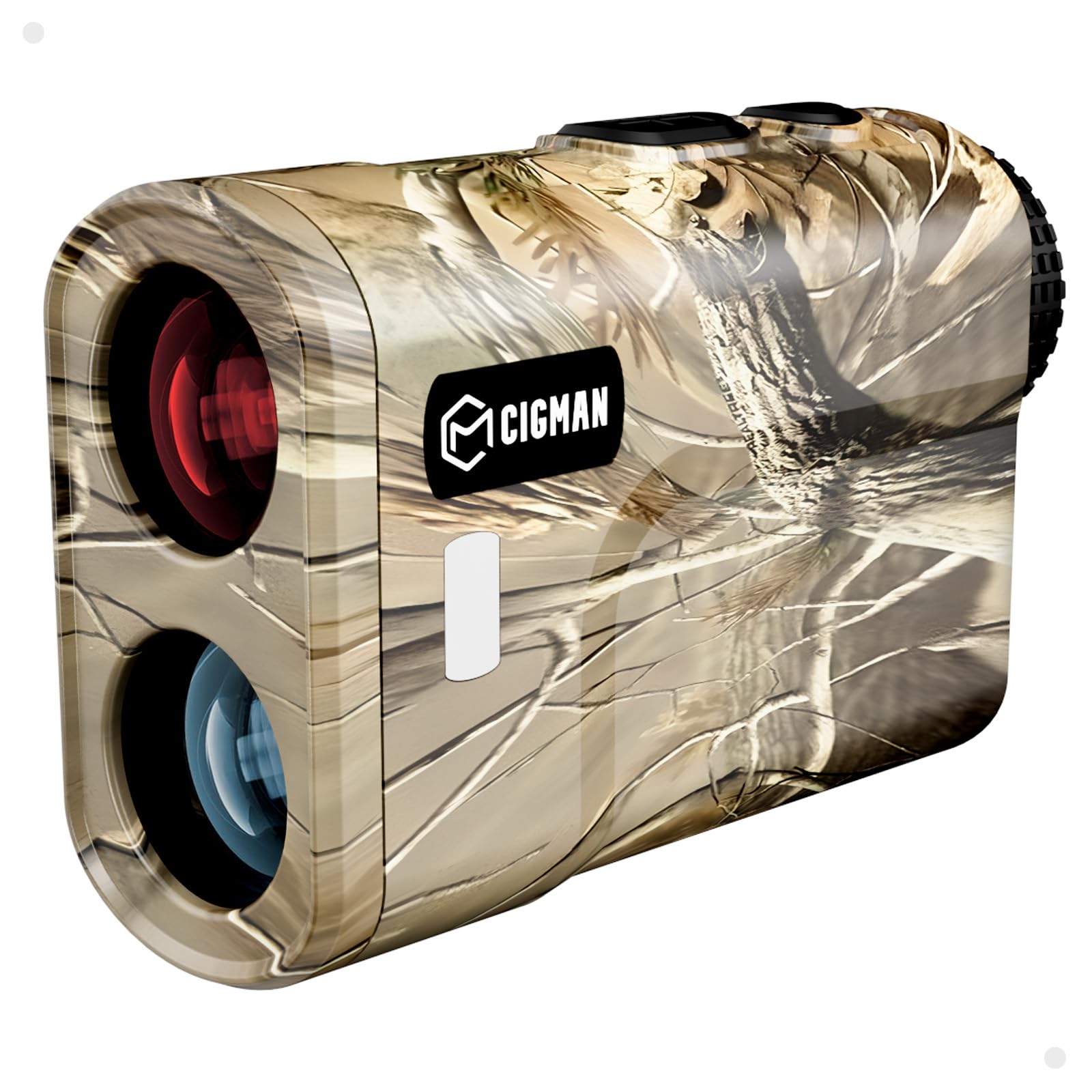 CIGMAN Golf Rangefinder with Slope Compensation, 3000M Working Range, Flag Lock Mode, +/-1M High Accuracy, Rechargeable 750mAh Battery, Type-C Charging Port, Perfect for Disc Golf, Hunting, Hiking