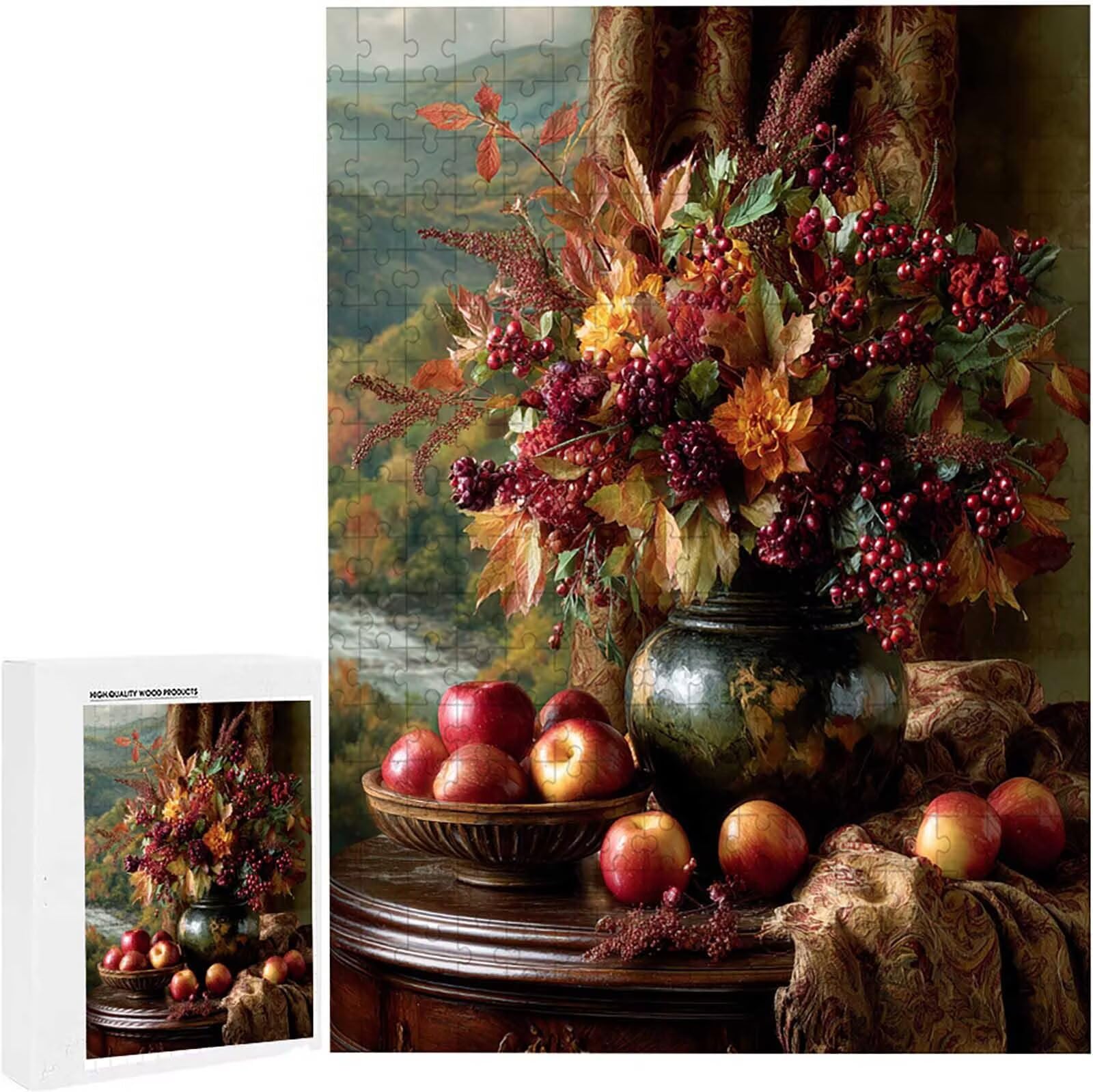 1500 Pezzi di Puzzle, 1500 Pezzi di Puzzle per Adulti, Regalo Anniversario, Regalo Natale, Decorazione Della Casa, Prevenzione Della Degenerazione Cerebrale Negli Anziani 87x57cm PjY9508 J-9