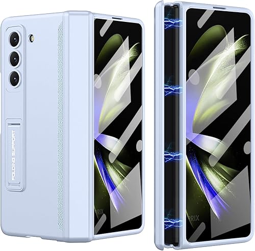 DOOTOO - Funda para Samsung Galaxy Z Fold 5, cubierta protectora de bisagra con soporte protector de pantalla de PC, magnético, todo incluido, a