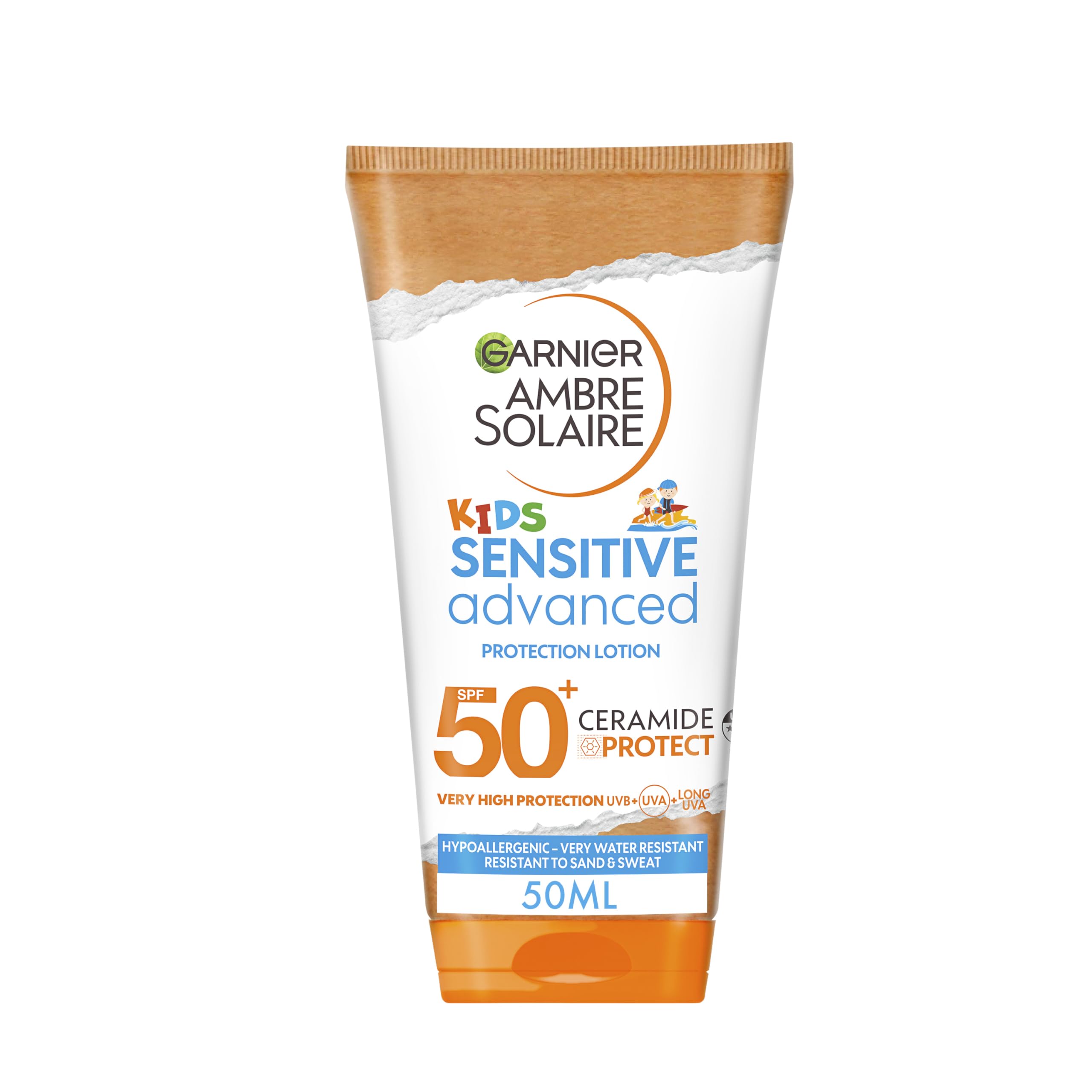 Garnier Ambre Solaire SPF 50+ Sensitive Advanced Kids Cream  175ml  (17C)