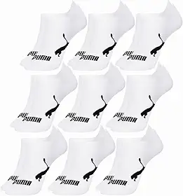 Kit 9 Pares de Meias Puma Sapatilha Cano Baixo Soquete Esportiva Masculina Original
