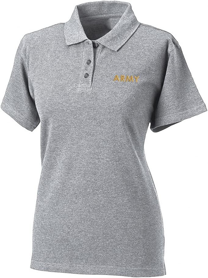 Womens Polos Shirts Short Sleeve Army Embroidery Polo Shirts