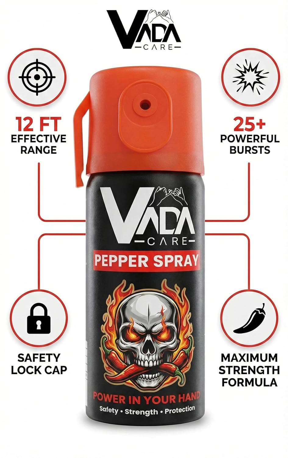 Personal Defense Equipment Pepper Spray (55ml) 2
