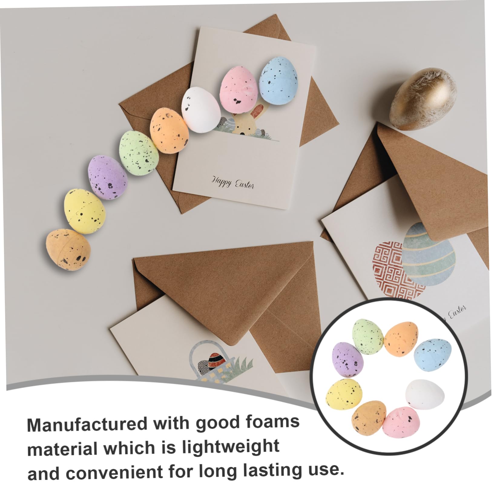 Decorazioni Uova in Schiuma 100 Pezzi Uova Miniature Adorabili per Feste DIY Decorazioni per Cucina e Armadio