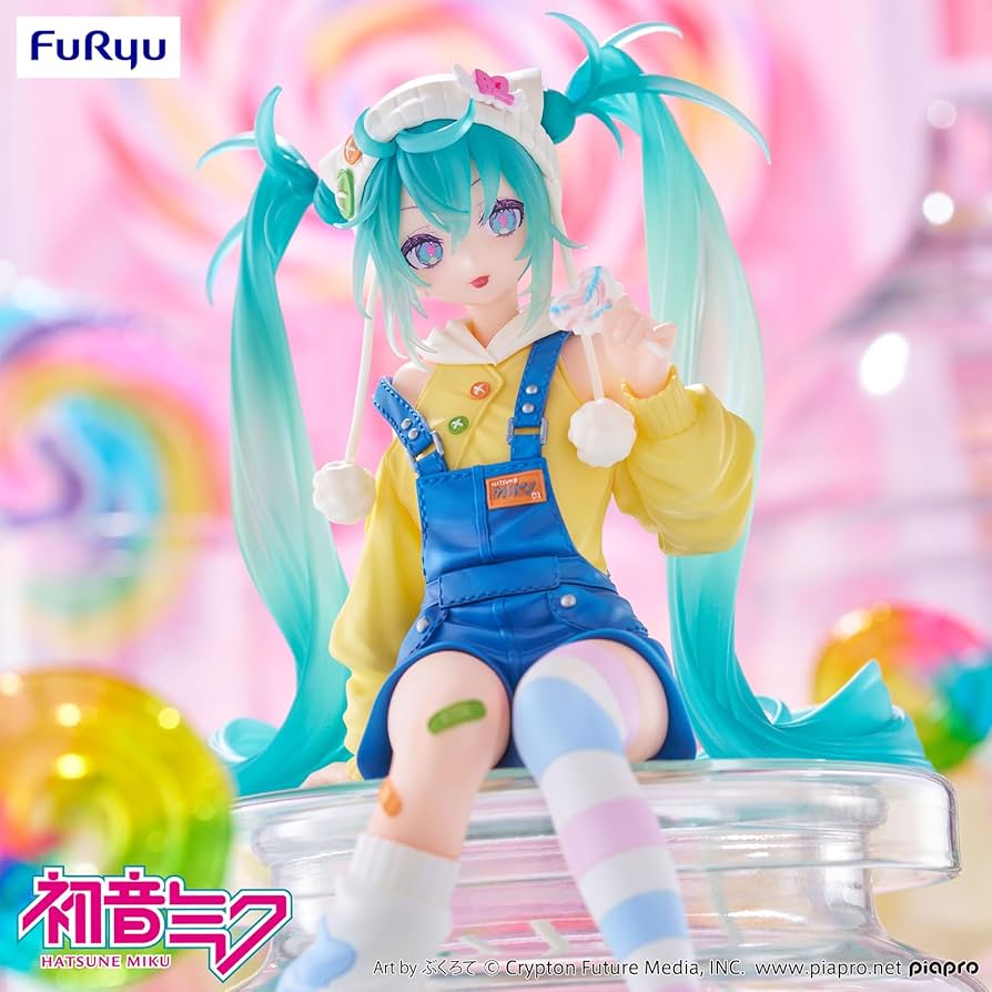 7個セット　初音ミク ロリポップ ぬーどるストッパー　フィギュア Amazon.co.jp: 初音'ミク ぬーどるストッパーフィギュア