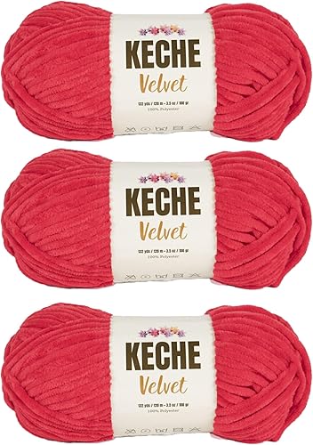Vista 67 de Hilo de terciopelo Keche para crochet, suave chenilla voluminosa para bebé, manta Amigurumi, 100 gr (121 m) - Turquesa