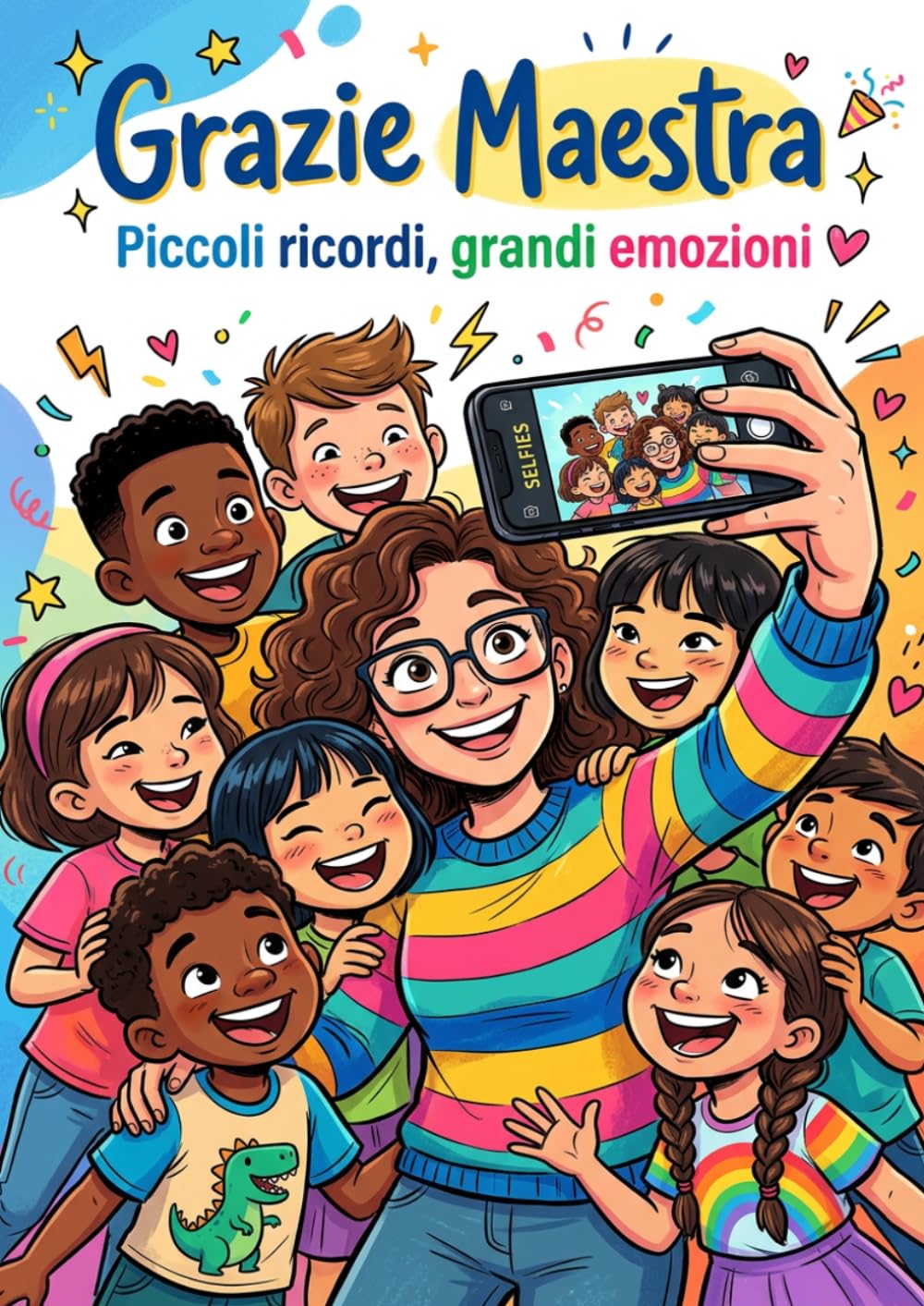 Regalo Maestre Fine Anno: Libro dei ricordi per la maestra | Messaggi, foto e disegni di tutti gli alunni in un unico ricordo