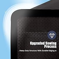 Vista 4 de Paquete de 4 bolsas de mudanza grandes y fuertes con cremalleras y asas de transporte, resistente al agua, bolsa de almacenamiento resistente