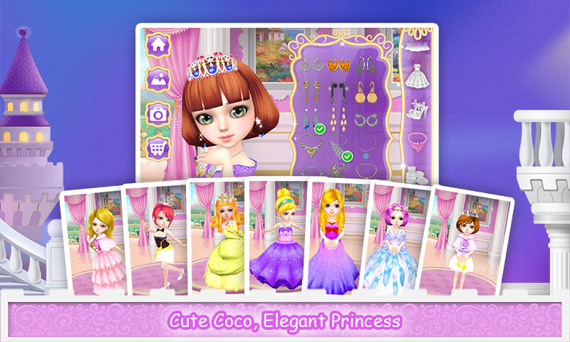 coco princess dress up games Coco Dress Up 3D for Android