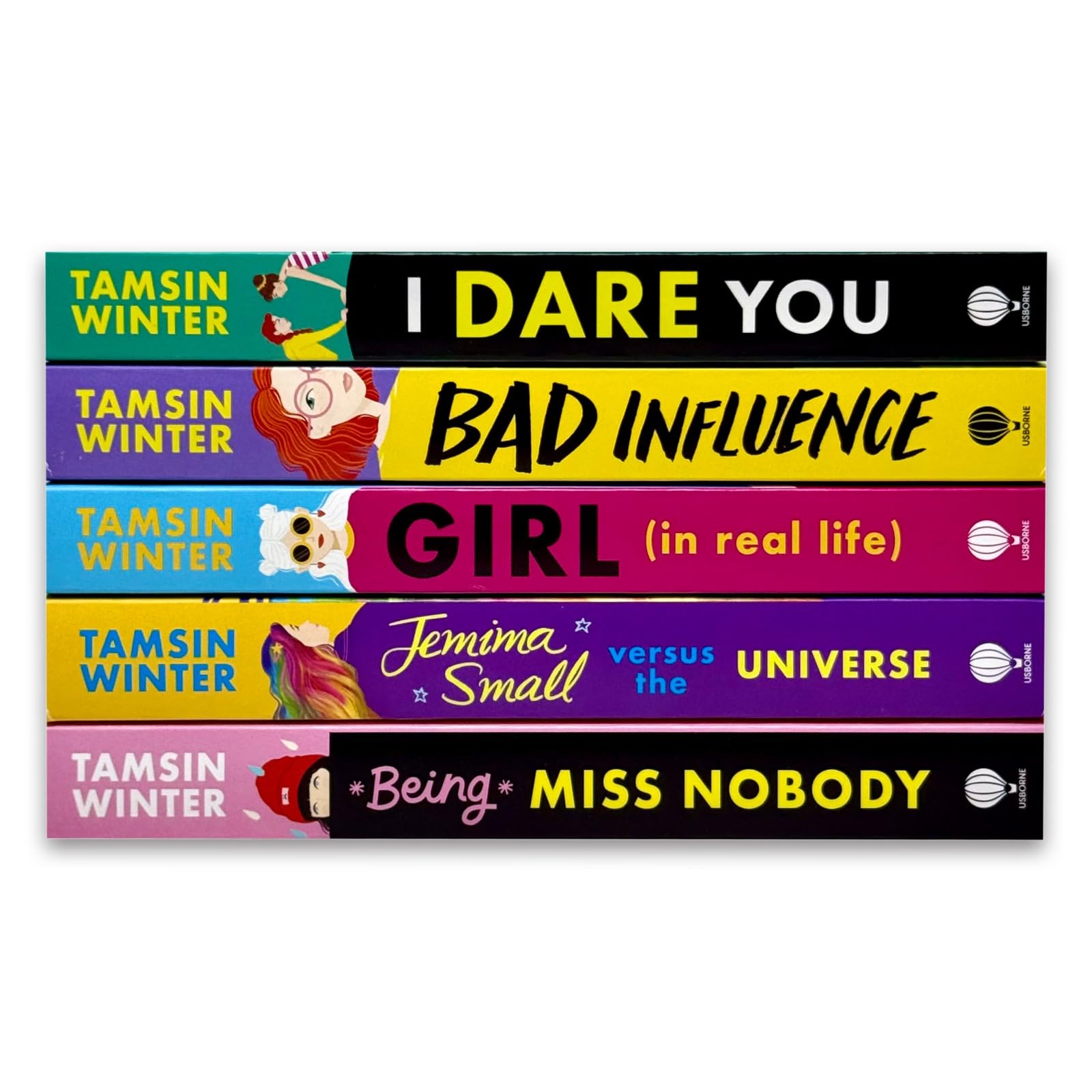 Tamsin Winter Collection 5 Books Set (I Dare You, Bad Influence, Girl (In Real Life), Jemima Small Versus the Universe & Being Miss Nobody)