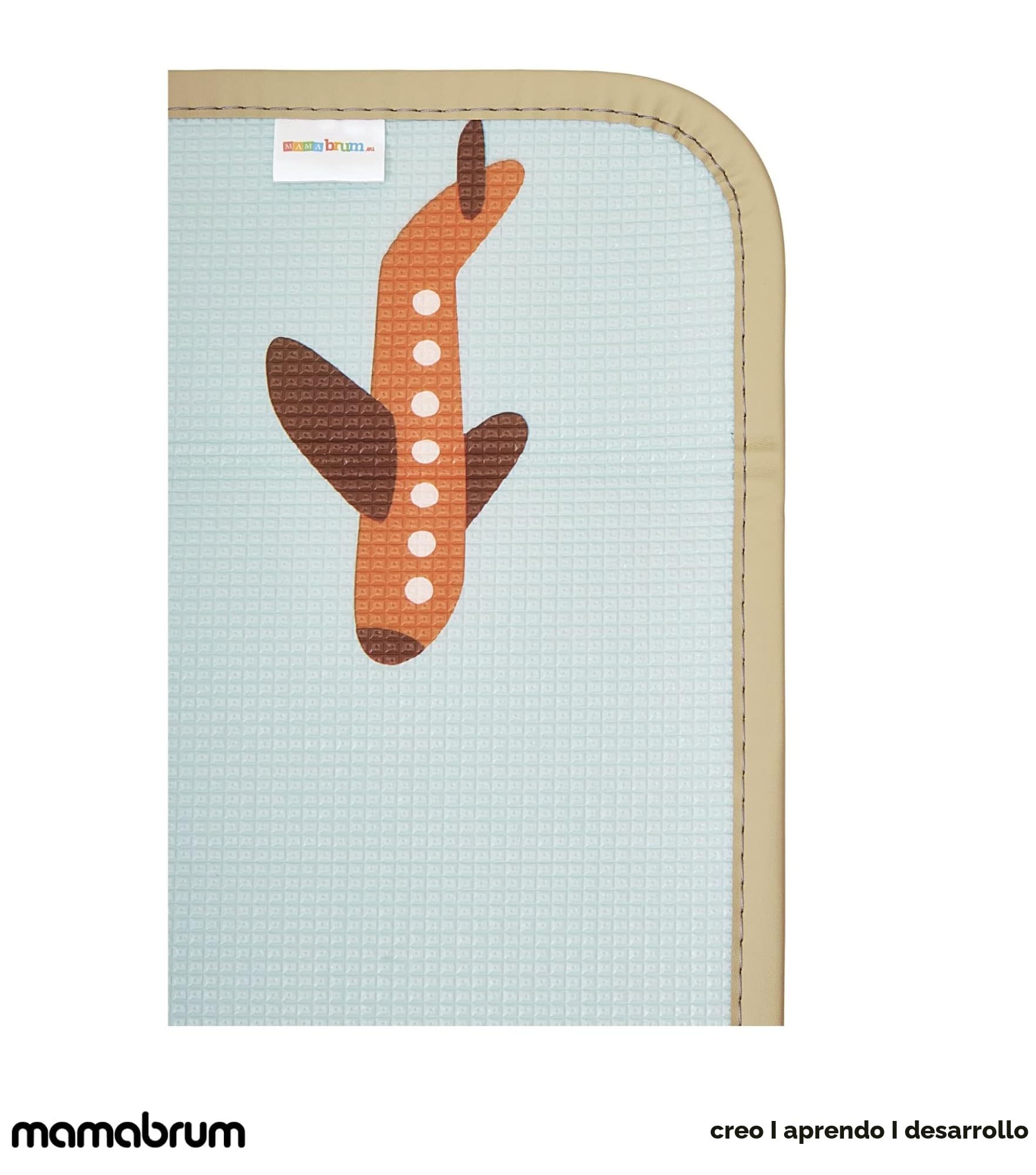 Mamabrum Alfombra Infantil Acolchada 120x180cm - Alfombra Bebé Antideslizante de Espuma XPE - Niños Antibacteriana sin Olor para Gatear y Jugar - Diseño Ciudad y Fantasía