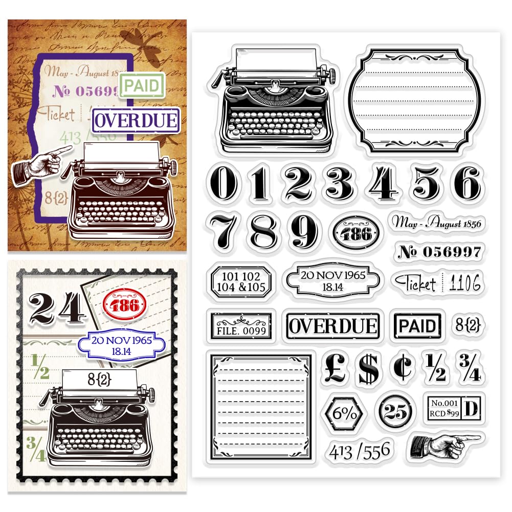 Reading Diary Clear Stamps - DIY Scrapbooking -17