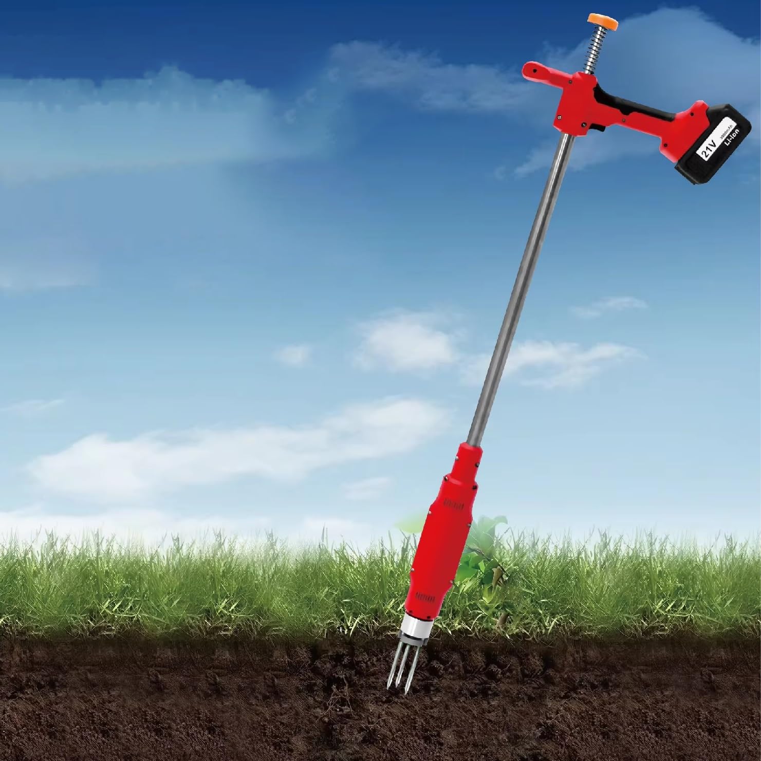 Désherbeur électrique pour désherber les pelouses et les jardins