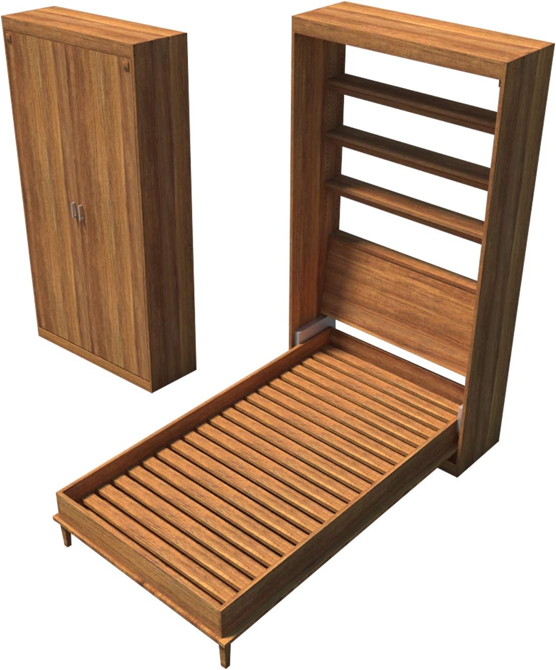 The Best DIY Plans Store IE Murphy Bed Single Size Hideaway Vertical Wall Bed Building Project