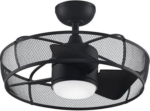 Fanimation FP8519BL Henry - Kit de luces de ventilador, negro 14.33x22.09x22.09