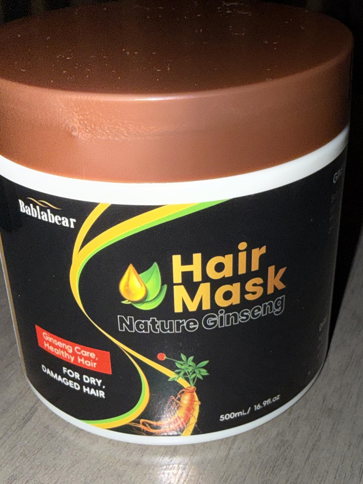 Bablabear Hair Mask for Damaged Hair,Hair Treatment for Color Treated Hair Deep Conditioner,Mascarilla Para El Cabello for Dry/Frizzy Hair.Moisturizer and Adds Shine.Hair Care for Curly Hair.500ml