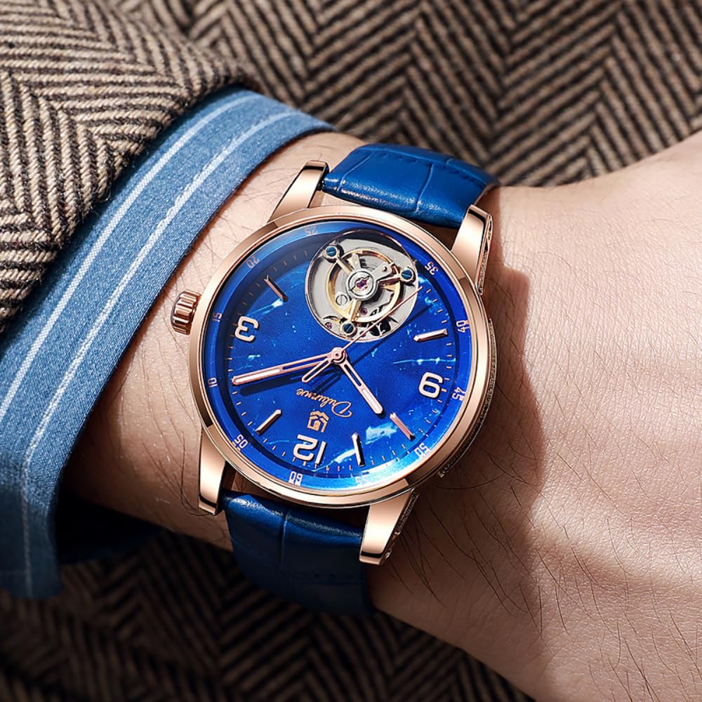 Einzigartige Emaille-Technologie Automatische Mechanische Uhr Trend Herren Armbanduhr