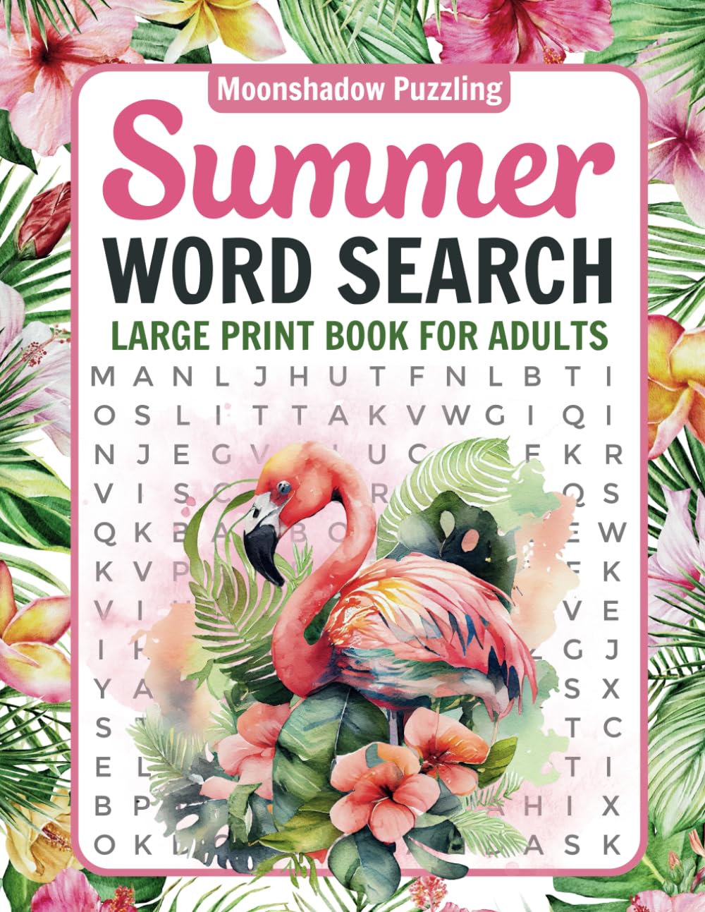 Summer Word Search Large Print Book For Adults: 1300+ Words Summer-themed Word Find Puzzle Book for Adults, Teens and Seniors Paperback – 7 Mar. 2024
