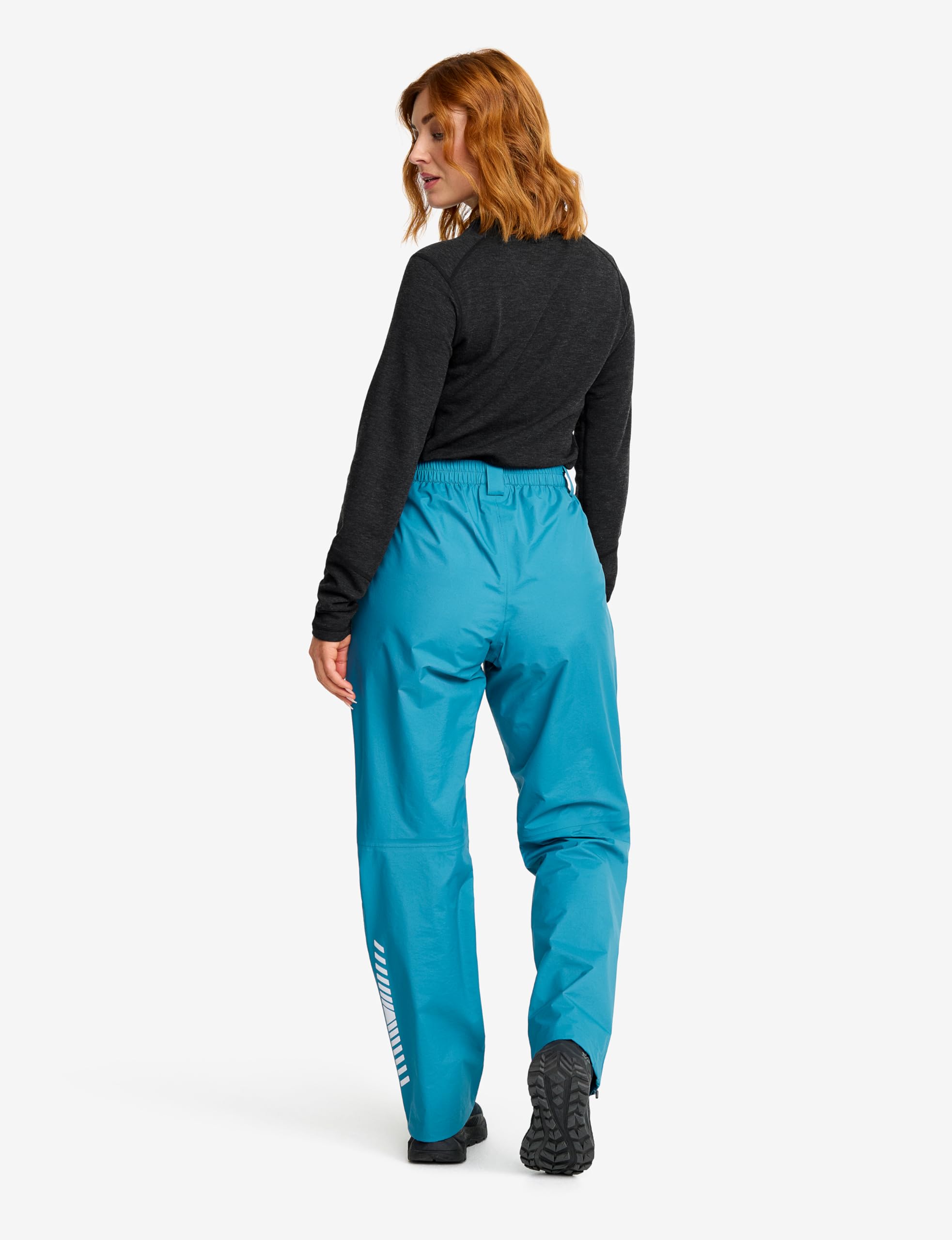 RevolutionRace Arcade 3L Lightweight Pants da Donna, Pantaloni Impermeabili, Pantaloni Antivento Ripiegabili per Escursioni e attività all'Aria Aperta