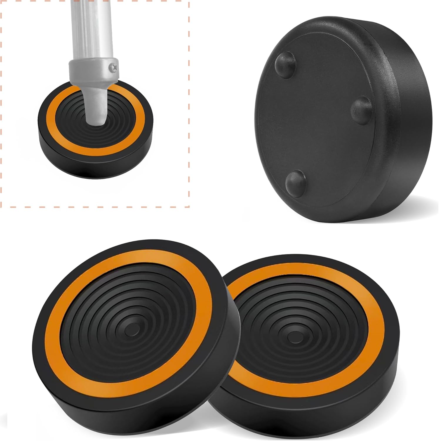 Alstar Anti-Vibration Pads for Telescopes - Astronomy Photo Adapters Vibration Suppression Pads Fits Under Most Tripod Feet and Uneven Surfaces for Vibration-Free Observing