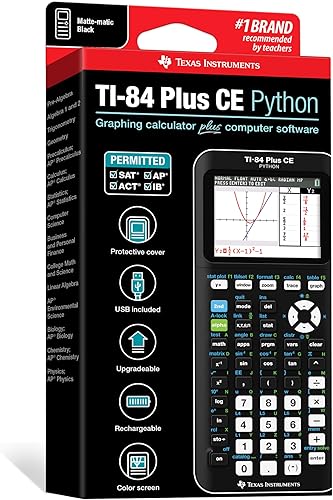 Miniatura 7 de Calculadora gráfica TI84PLSCEBLUBRY de Texas Instruments Negro