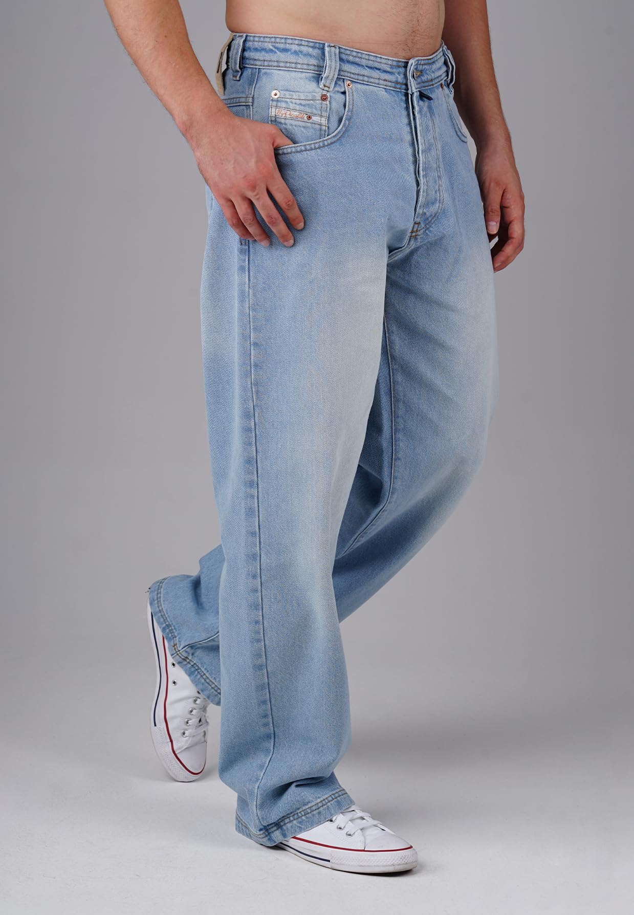 Picaldi Zicco 474 Herren Jeans | Wide Fit Straight Leg | Baggy Fit Hose | Locker geschnitten