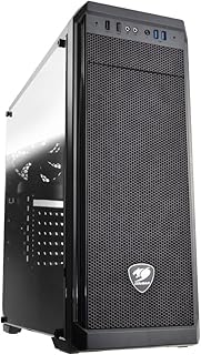 Cougar MX330 PC Computer Gaming Case - Mid Tower -Transparent View