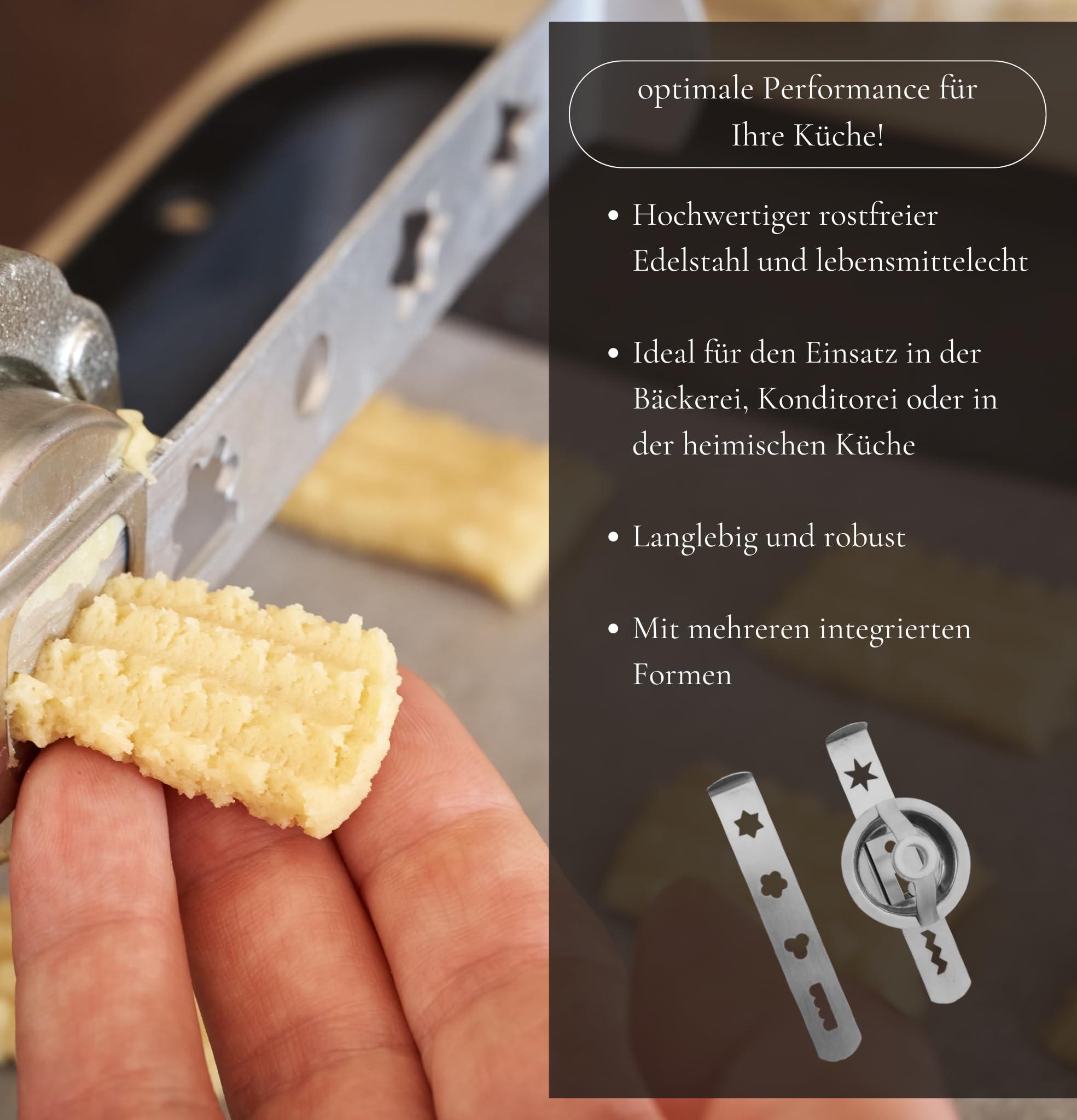 Wolfcut Couteau Faucille - Compatible Avec Hachoir à Viande