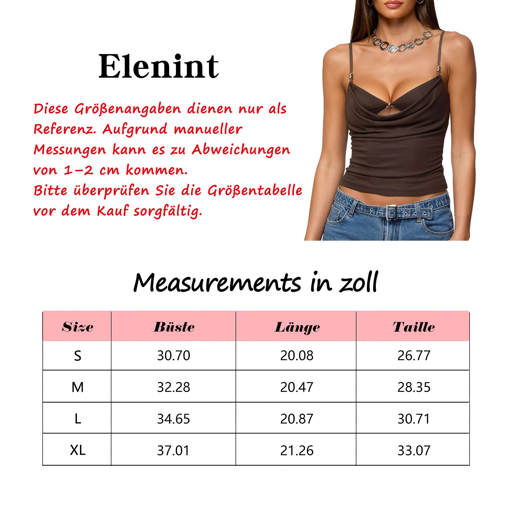 Top da donna alla moda, con allacciatura al collo, canotta estiva