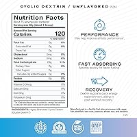 Vista 4 de Muscle Feast Polvo de dextrina cíclica altamente ramificada, suplemento en polvo de carbohidratos, pre-entrenamiento, entrenamiento intra