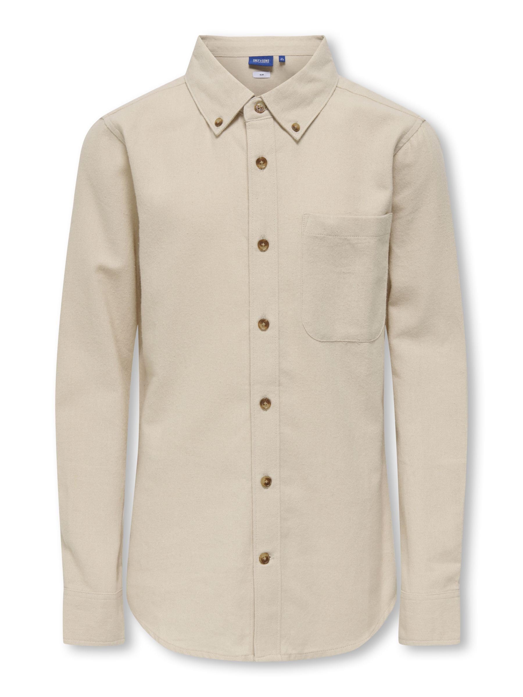 Only & Sons Jungen Osjgudmund Slim 1-Pkt Shirt WVN Noos