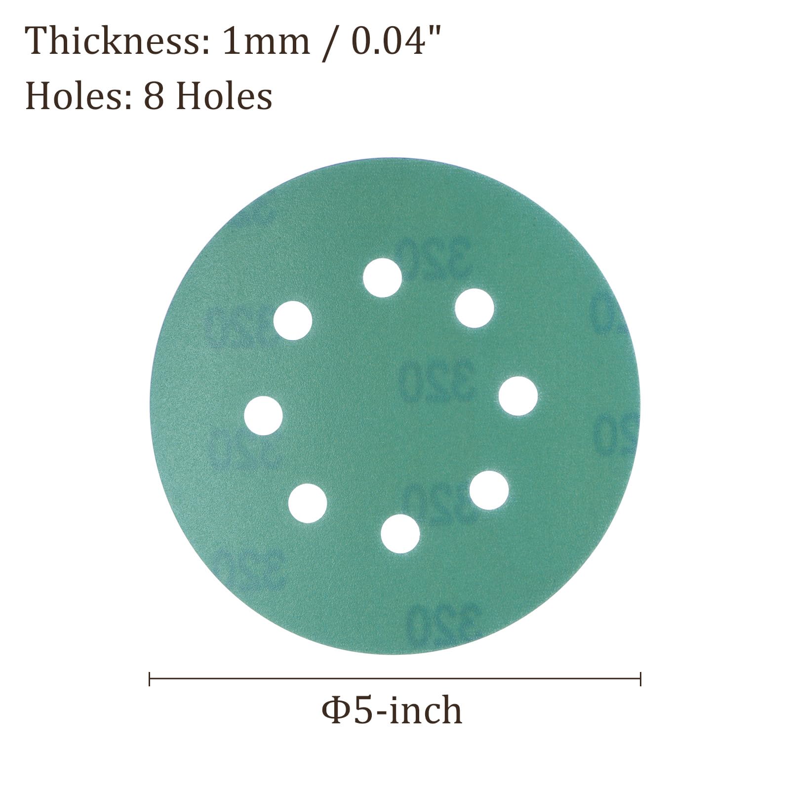 Kozelo 15pcs Green Film Sanding Discs - Image 3