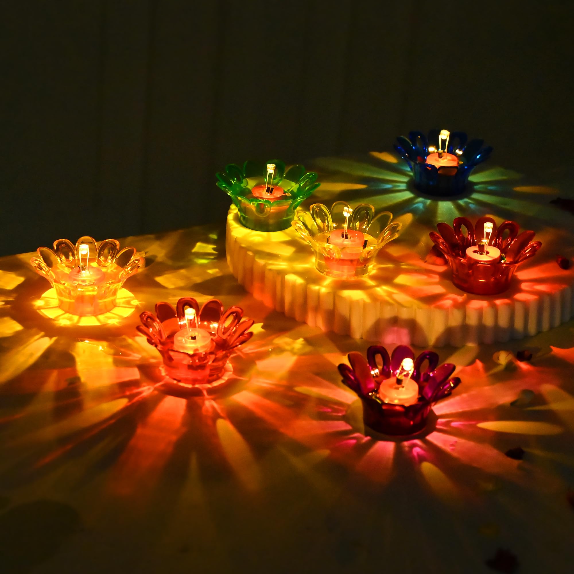 CraftVatika 2 in 1 Multipurpose, 16 Pcs LED Water Sensor Diya Pack of 16 for Diwali Decoration Items for Home Decor, 3D Reflection LED Diya, Diwali Gifts for Family and Friends (16 Pieces) (B0DJ9DNMXS) Amazon Price History, Amazon Price Tracker