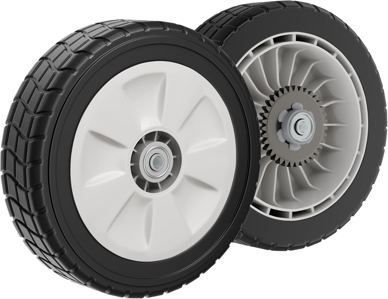 8 in Lawn Mower Rear Wheels Replacement For Hon-da lawnmower 42710-VE2-M02ZE 42710-VE2-M00ZE fits model HRR2169VKA 2 pack