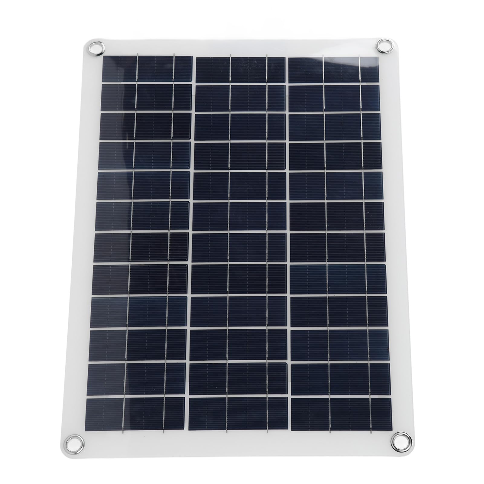 Cryfokt Tragbares 15-W-Solarpanel mit Mehreren Steckdosen, Ideal für das Effiziente Aufladen von Überwachungskameras Im Freien