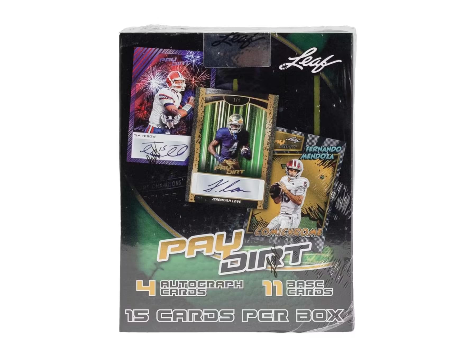 Photo 1 of ***MISSING PIECES -SELLING AS IS *** 2026 Leaf Paydirt Football Hobby Trading Card Box (Four 4 Autographs Per Box)