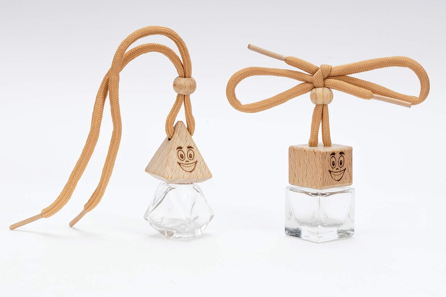 Happi Scents Refillable Car Air Freshener Perfume Bottle 2 Pack Cute