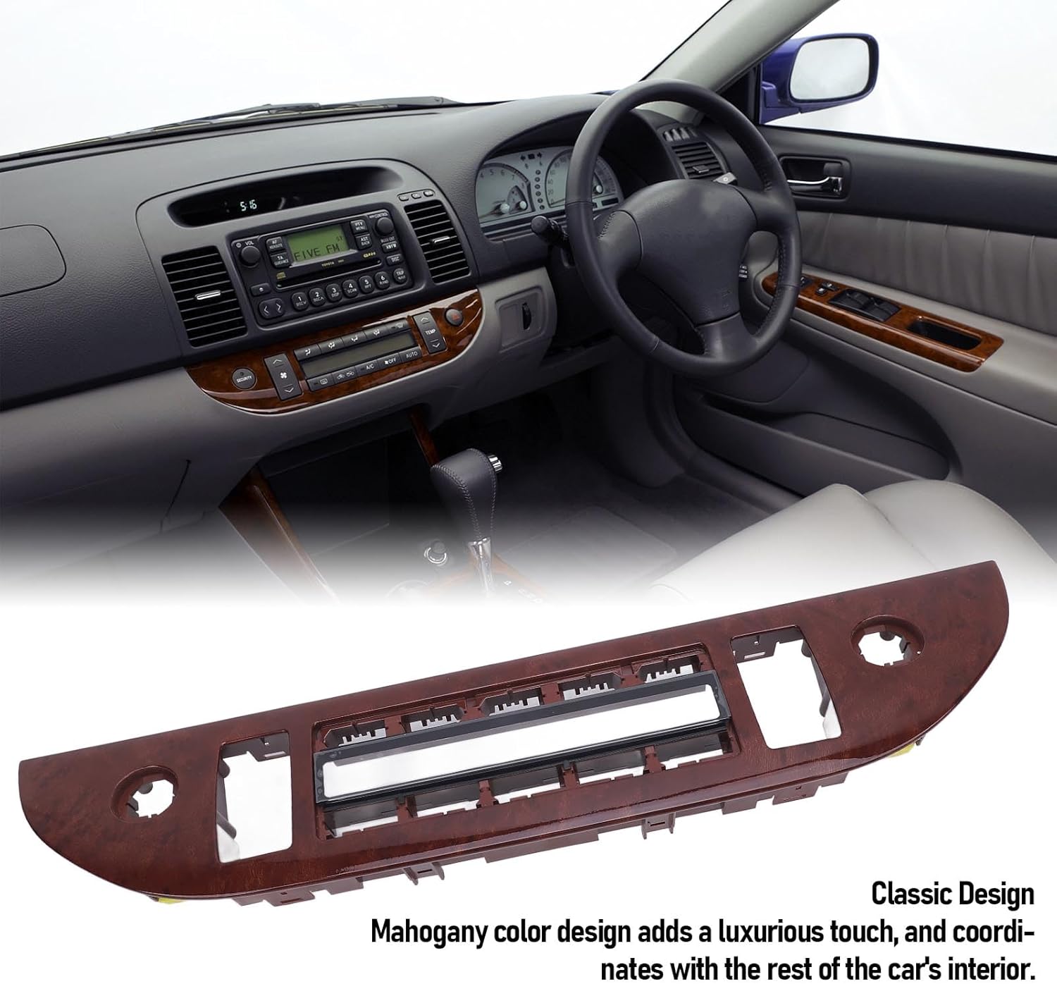 AC Climate Control Panel Cover Trim Central Control Air Conditioning Switch Panel Cover Replacement for XV30 2001-2006