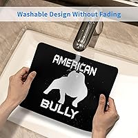 Vista 6 de Non-Slip Rubber Mouse Pad American Bully Laptop Mouse Pad 10 x 12 inch
