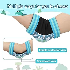 Kids Knee Pads for Girls Boys Toddler 3-8 Years Old Knee and Elbow Pads with Wrist Guards Youth Protective Gear Set for Skateboard Cycling Roller Bike Inline Scooter Skating