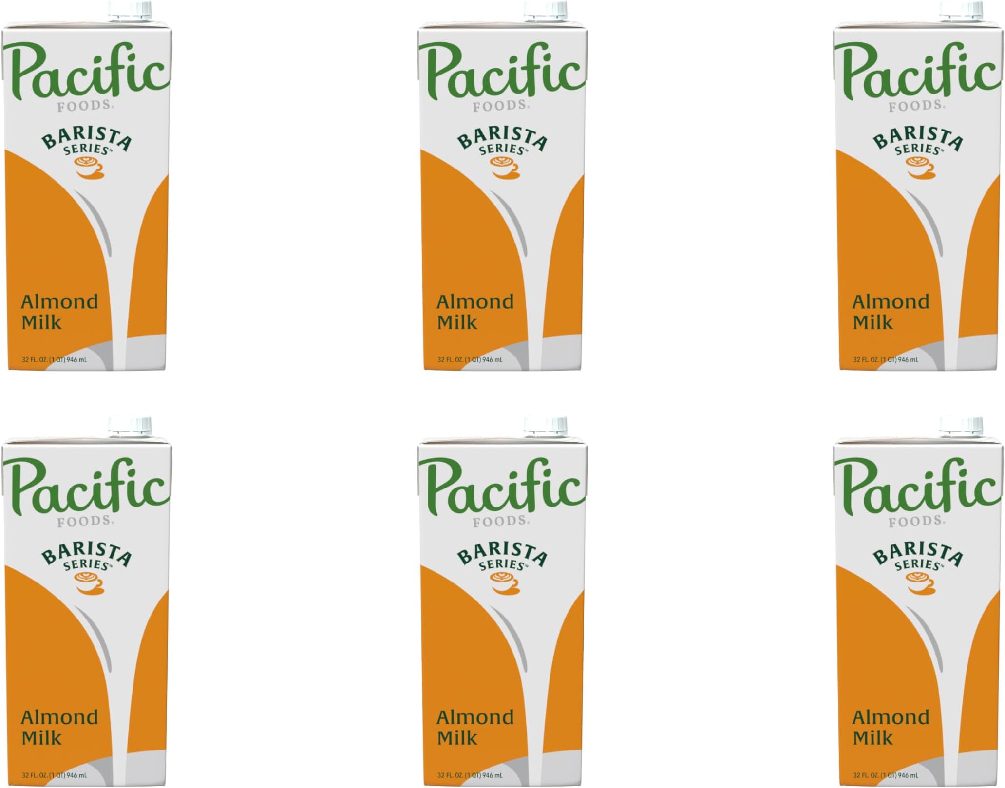 Barista Series Original Almond Milk, Plant Based Milk Carton, 32 oz (Pack of 6)