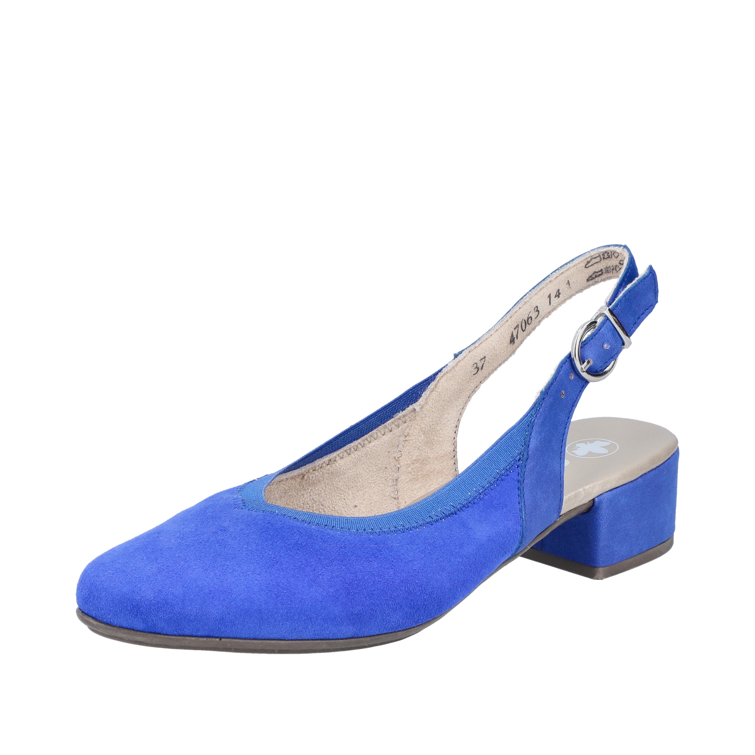 Rieker Women's 47063 Low Shoes, blue, 3.5 UK