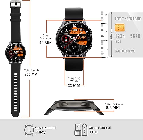 Miniatura 7 de Reloj inteligente para hombres y mujeres, reloj de salud con monitor de ritmo cardíaco SpO2, rastreador de sueño, AMOLED, reloj inteligente Samsung