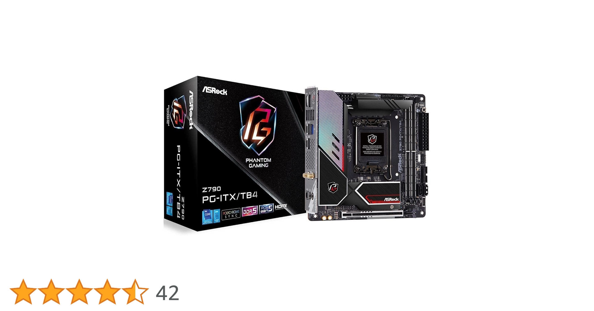 ASRock Z790 PG-ITX/TB4+13700k+RAM 32gb×2 ASRock | Z790 PG-ITX/TB4