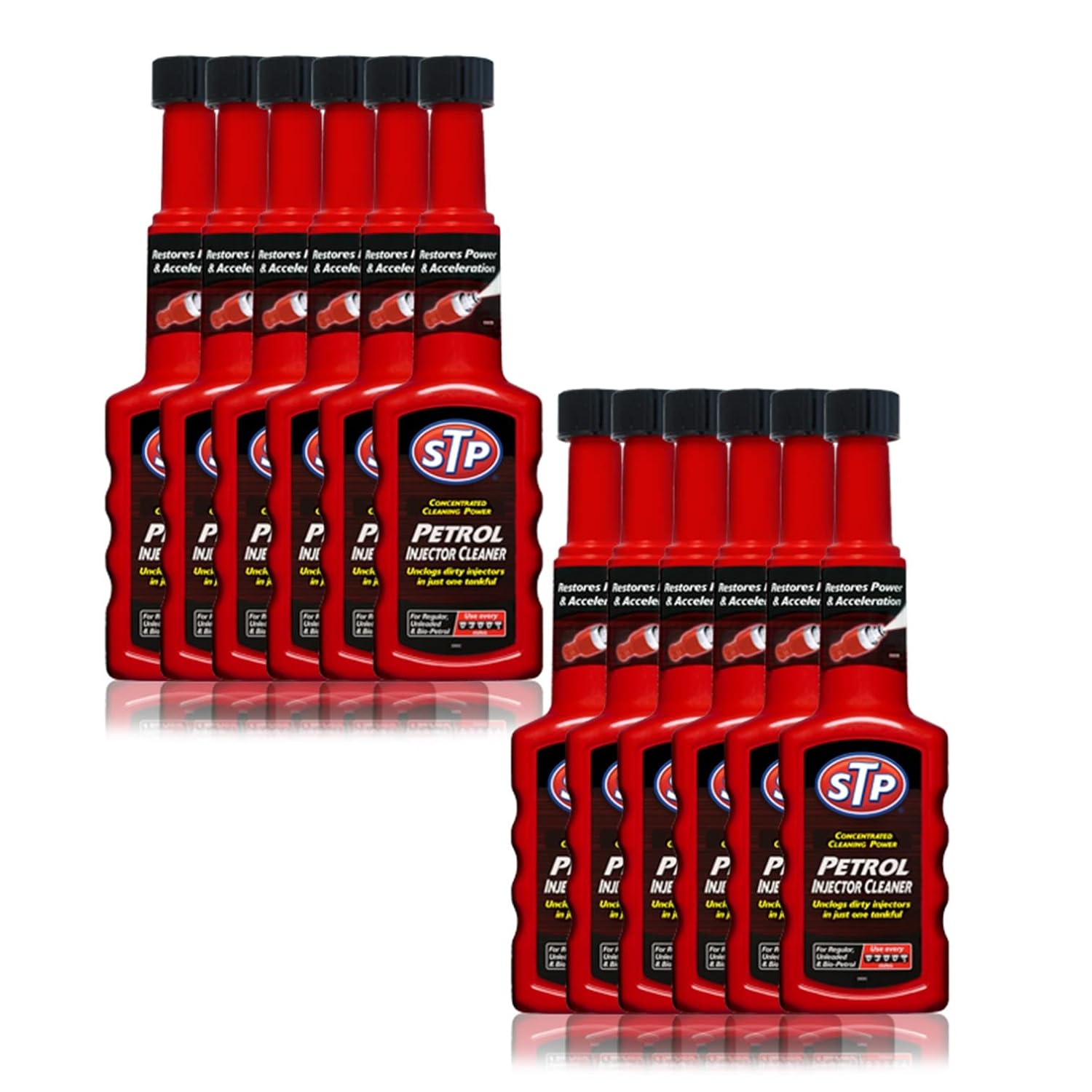 STP® Petrol Injector Cleaner Unclog Dirty injectors with just one Treatment (Helps Restore